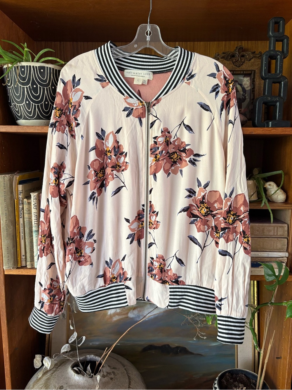 Saltwater Luxe Bomber Jacket L